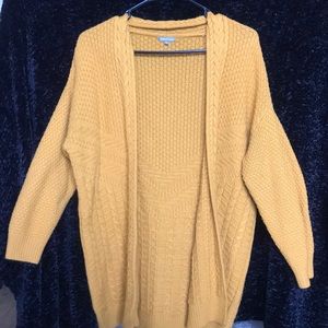 Charlotte Russe cable knit cardigan